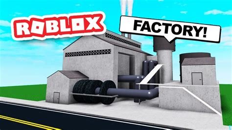 Building A Huge Industrial Factory In Roblox Youtube