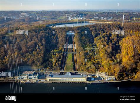 Luftaufnahme Pumpspeicherkraftwerk Koepchenwerk Rwe Und Speicherbecken