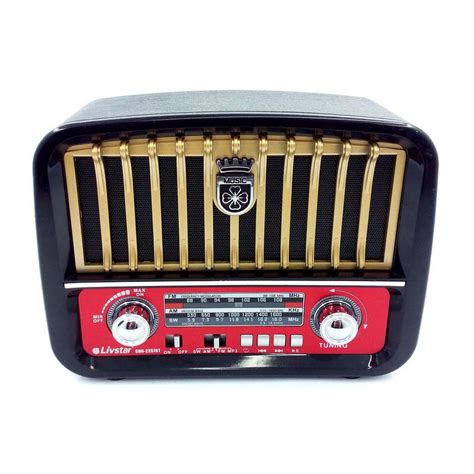 Radio Retro Portátil Bluetooth Recarregável Com Alça 2257 Em Promoção