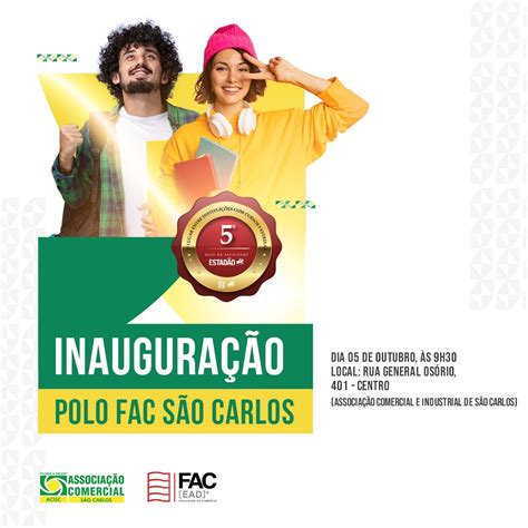 ACISC inaugurará Polo da Faculdade do Comércio cursos EAD para