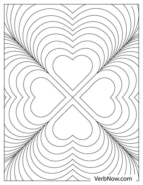 Free HEART Coloring Pages for Download (Printable PDF)