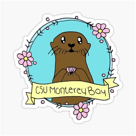 "CSU Monterey Bay Drawing" Sticker by abbiequail | Redbubble