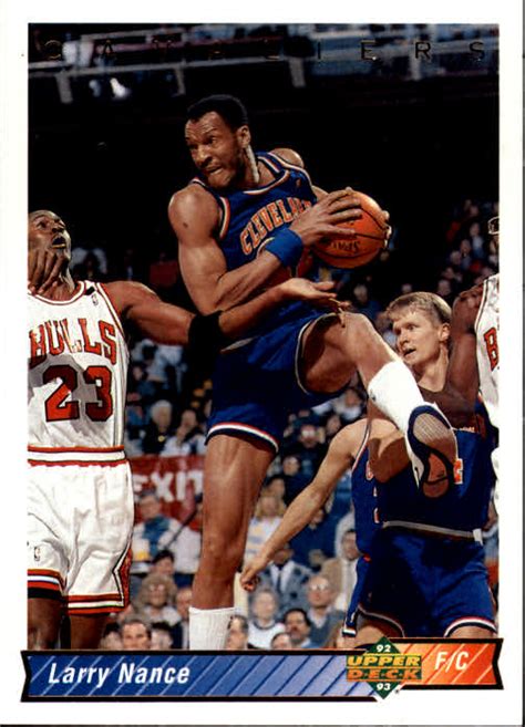 1992 93 Upper Deck 281 Larry Nance Michael Jordan NM MT Jim