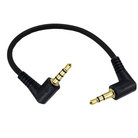 35mm Trrs 4 Pole Male To 35mm 3 Pole 2 Ring Male Audio Cable