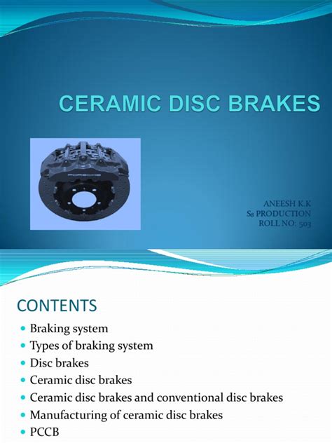 Ceramic Disc Brakes 1 Pdf Brake Ceramics