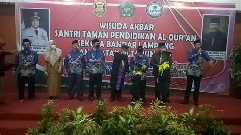 Fktpq Gelar Wisuda Akbar Santri Tpq Kota Bandarlampung Angkatan Vi