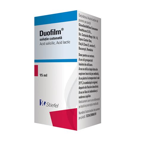 Duofilm Solutie Cutanata X Ml Afectiuni Dermatologice