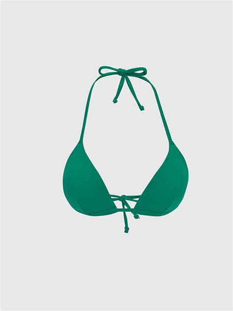 LCW DREAM Turkuaz Boyundan Bağlamalı Kadın Dolgusuz Bikini Üst S39422Z8 SRQ LCW