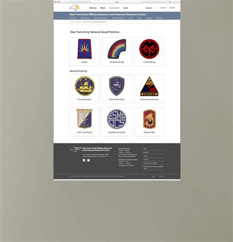 New York State Military Museum Website :: 2k Design