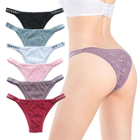 Culotte Slip Culotte En Dentelle Pour Femmes Sous V Tement Br Silien