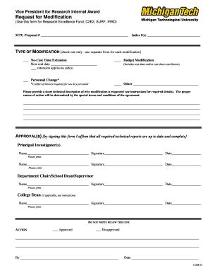 Fillable Online Mtu Request For Modification Instructions And Form Fax