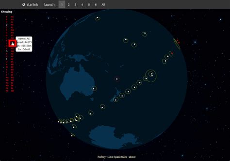 Starlink Satellite Internet Map