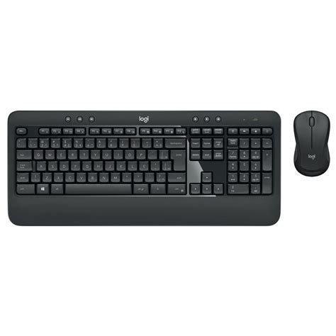 Teclado E Mouse Logitech Mk Advanced Sem Fio Multim Dia Tecnologia