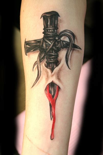 Ideas Tattoo Smart: 3d tattoo of Jesus on cross