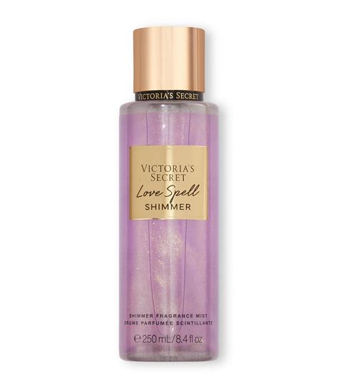 Victoria's Secret Love Spell Shimmer Body Mist, Fruity Floral Scent, 8.