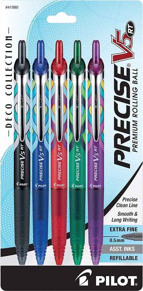 Amazon Pilot Precise V Rt Deco Collection Refillable