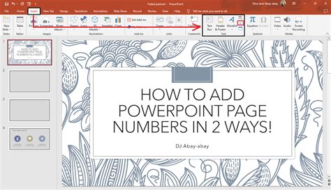 How To Add Powerpoint Page Numbers In 2 Quick And Easy Ways