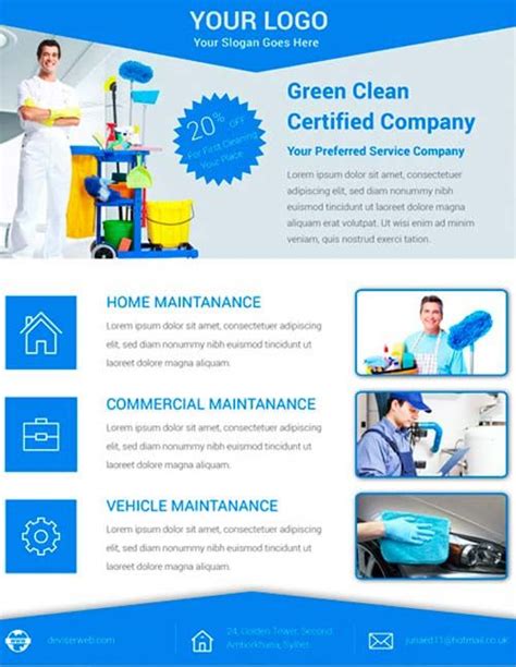 Download the Free Cleaning Service Flyer PSD Template for Photoshop ...