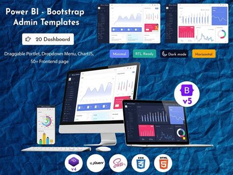 Power BI Admin Responsive Bootstrap Admin Templates With UI Framework