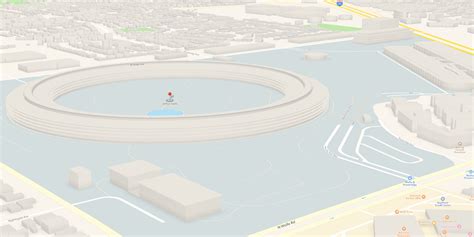 Apple Maps Enhances 3d Models Of The Apple Park Campus