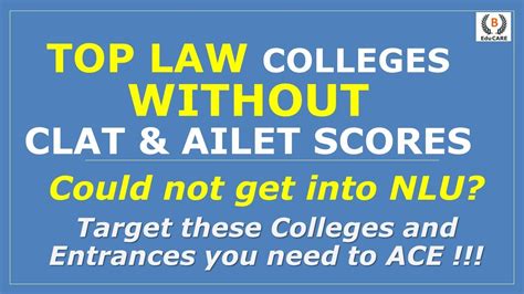 Top Law Colleges In India Without Appearing CLAT Or AILET Exam