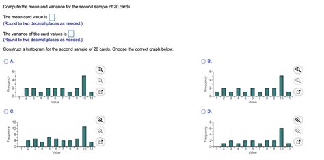 Solved Find The Mean And Variance Of A Deck Of 52 Cards Chegg