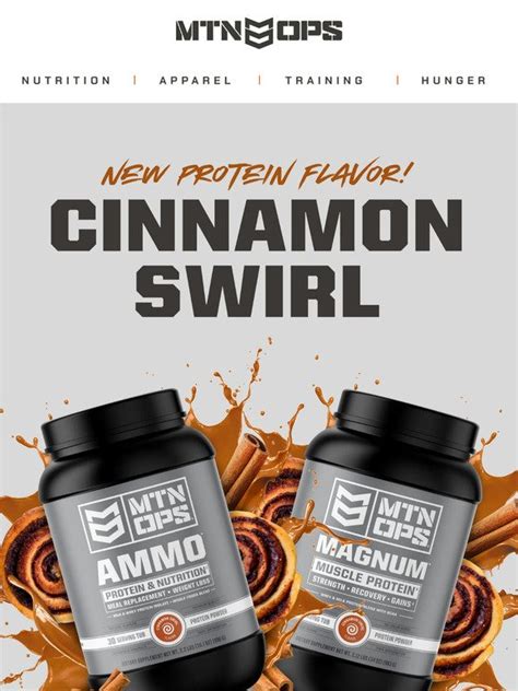 Mtn Ops Free Shaker With Purchase Of Ammo Or Magnum Cinnamon Swirl