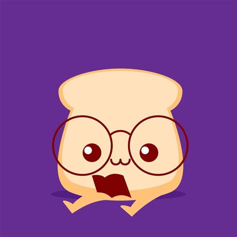 Bread cartoon character 38441143 Vector Art at Vecteezy