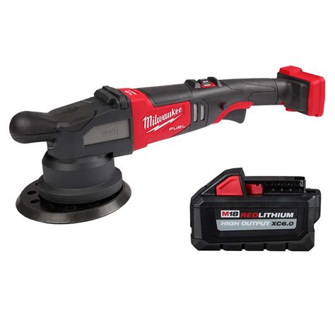 milwaukee tool  fuel mm random orbital polisher msc direct