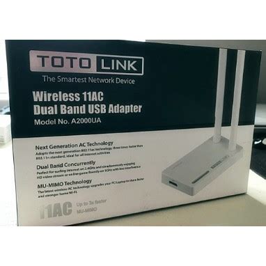 TOTOLINK A2000UA AC1200 Wireless Dual Band USB Adapter Shopee Malaysia