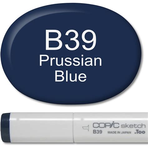 Copic Sketch Marker B39 Prussian Blue Honey Bee Stamps