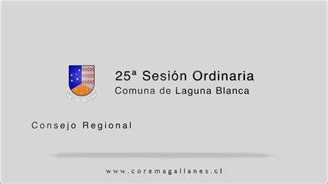 2022 25ª Sesión Ordinaria CORE Magallanes y Antártica Chilena Comuna