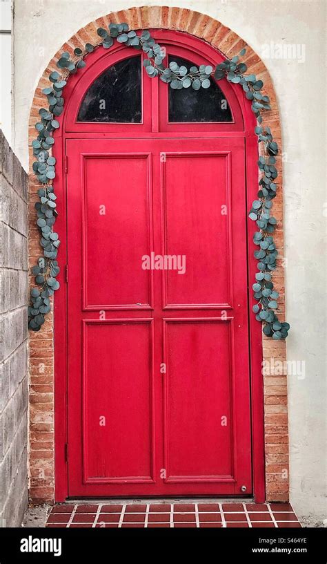 A Red Door Stock Photo Alamy