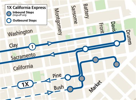 1X California Express Route Service: February 21, 2023 | SFMTA