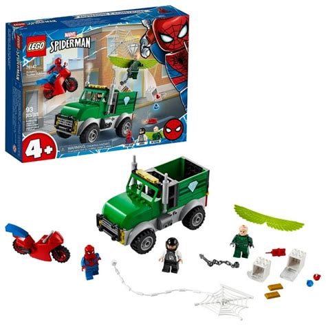 Lego Marvel Spider Man Vultures Trucker Robbery 76147 Playset With