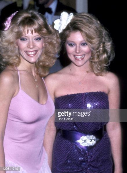 Actress Judy Landers And Actress Audrey Landers Attend The 38th Picture