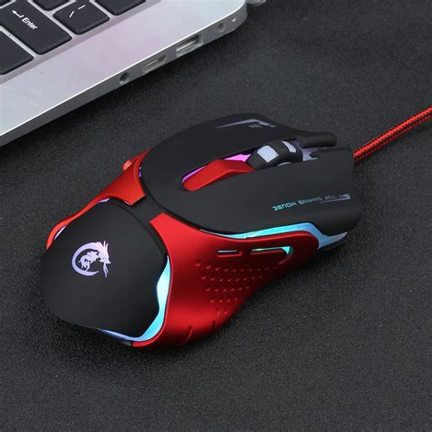 Del Hot D LED Optical USB Wired DPI Pro Gaming Mouse For Laptop PC Game Td Dropship In
