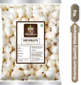 MindBrew Phool Makhana Lotus Seed Pop Gorgon Nut Puffed Kernels