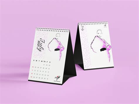 Table Top Calendar Design on Behance