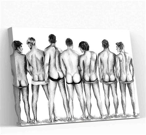 Amazon Art Related Gifts For Men Watercolor Painting Gay Man Gay Posters Sex Men Coffee Bar