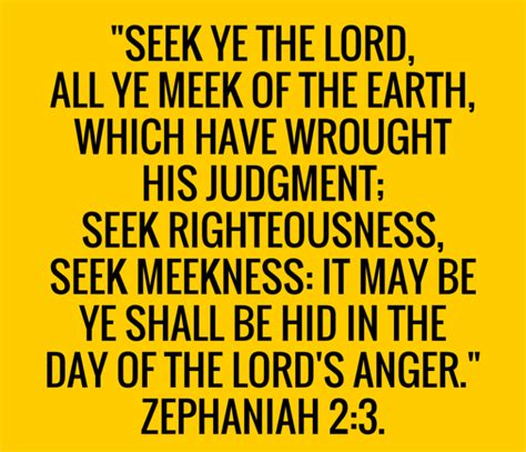 Verse Of The Day Zephaniah 2 3 KJV Highland Park Baptist Church