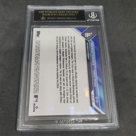 TOPPS NOW OS 26 大谷翔平 山本由伸 ドジャース BGS 10 black label Topps 売買されたオークション情報