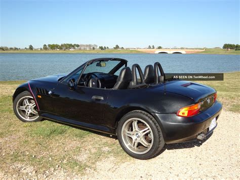 1999 Bmw Z3 Black Manual 5 - Speed 6cyl 2. 8l Roadster Convertible