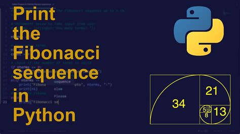 Print The Fibonacci Sequence In Python Python Examples Python