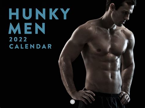 Buy Hunky Men Wall Calendar Cute Guys Muscular Hot Guys Shirtless