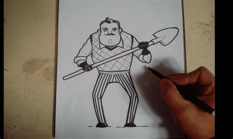 how to draw hello neighbor
