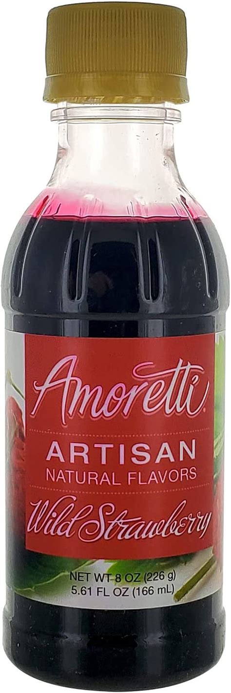 Wild Strawberry Artisan Natural Flavor By Amoretti 8 Oz 226g