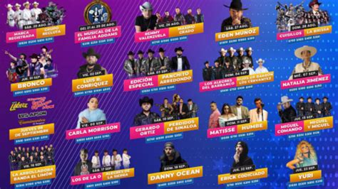 Feria Tijuana 2022 Cartelera De Artistas Preventa Y Precio En Boletos Ras