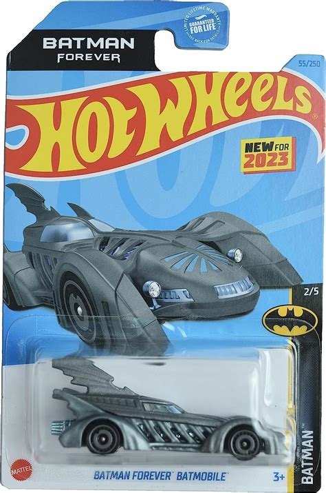 Hot Wheels Batman Forever Batmobile Batman 2 5 Gray 55 250 Amazon Ca Toys Games