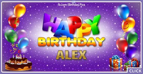 Happy Birthday Alex